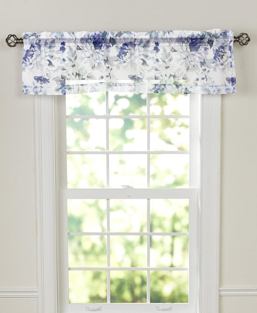 Ophelia & Co. Bremen Elegant Water-Color Floral Semi-Sheer Single Curtain Panel