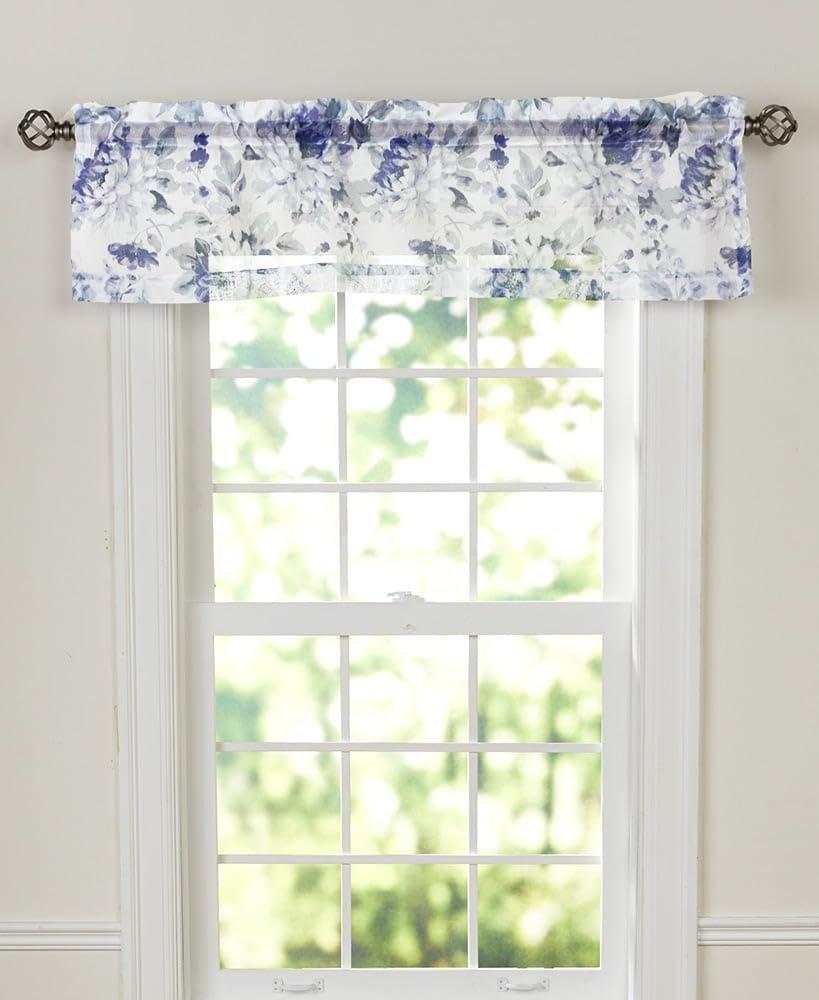 Ophelia & Co. Bremen Elegant Water-Color Floral Semi-Sheer Single Curtain Panel
