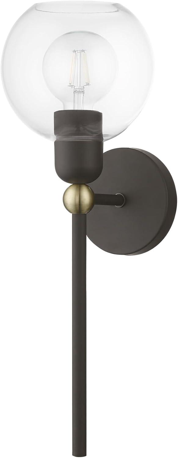 Livex Lighting Downtown 1 - Light Sconce in  Bronze/Antique Brass