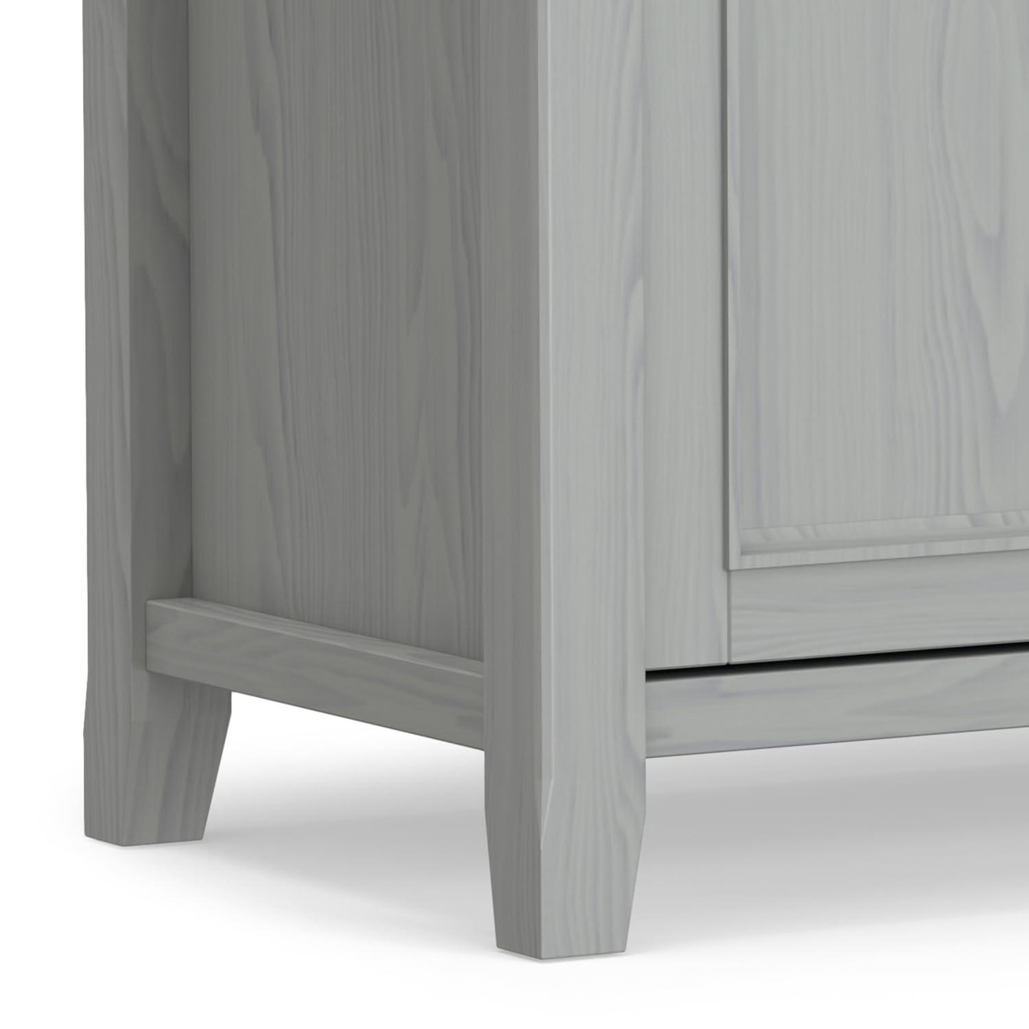 Simpli Home Amherst SOLID WOOD TV Media Stand  For TVs up to 60 inches