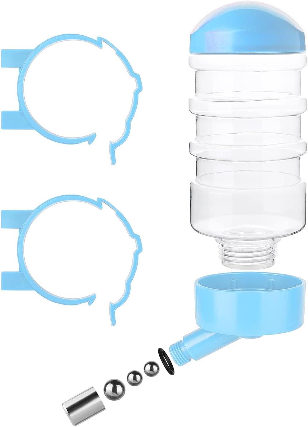 Blue Leakproof Small Pet Water Bottle with Stainless Steel Tip