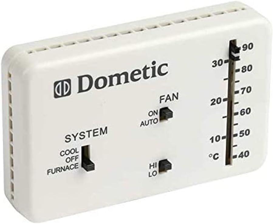Dometic 3106995.032 OEM Thermostat 6-Wire Analog Control Heat & Cool | Replacement for The Duo-Therm 3106995.032 Thermostat.