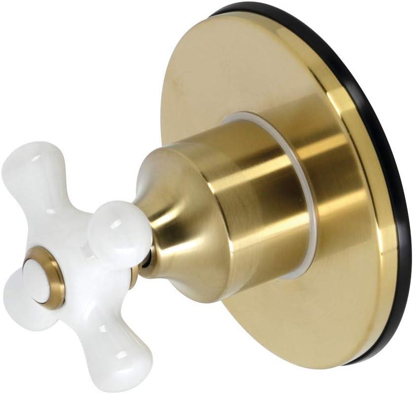 Kingston Brass Single-Handle Wall Mount Three-Way Diverter Valve with Trim Kit
