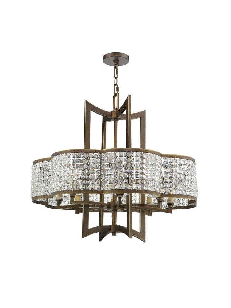 Livex Lighting Grammercy 8 - Light Chandelier in  Brushed Nickel
