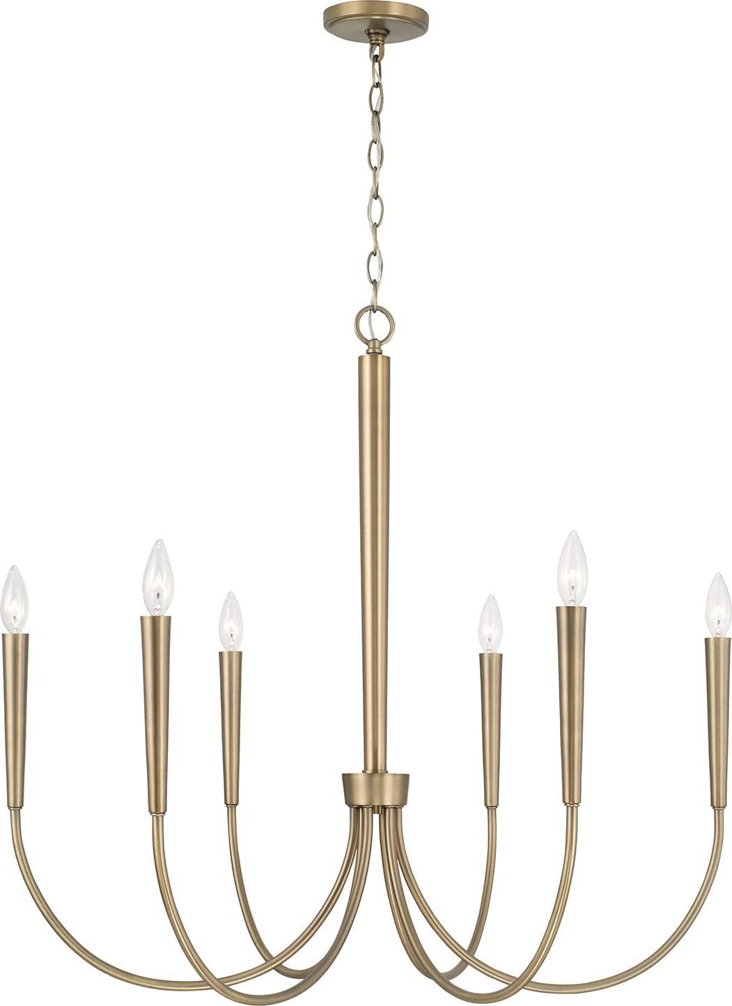 6 - Light Dimmable Classic / Traditional Chandelier