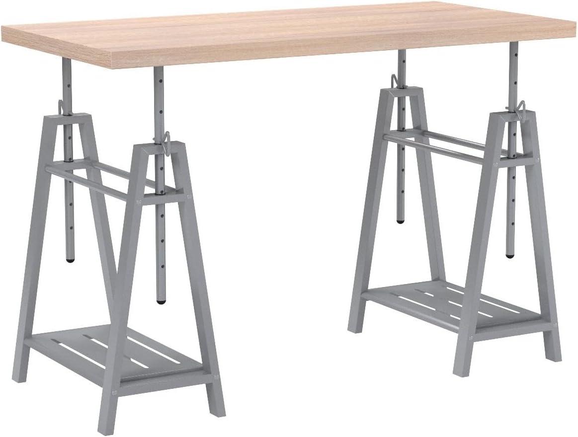 Cayuga Adjustable Solid Wood Top Standing Desk