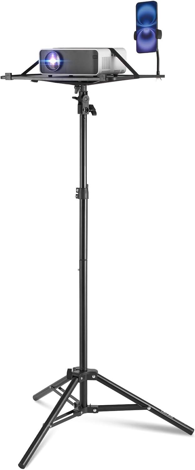 Rebrilliant Projector Stand Laptop Stand Tripod Adjustable Height from 26.97 to 63 in