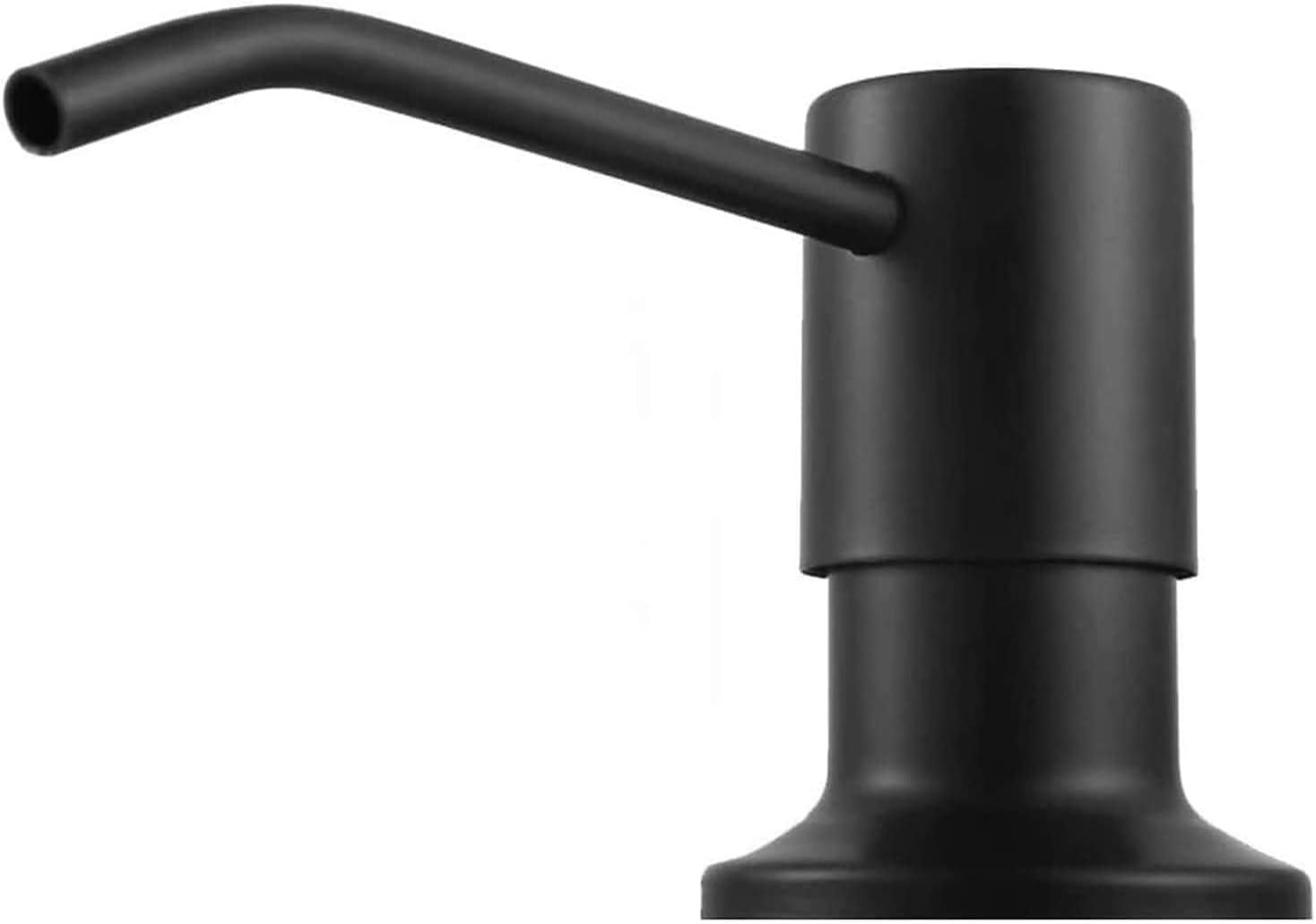 Black Stainless Steel Built-In Kitchen Sink Soap Dispenser