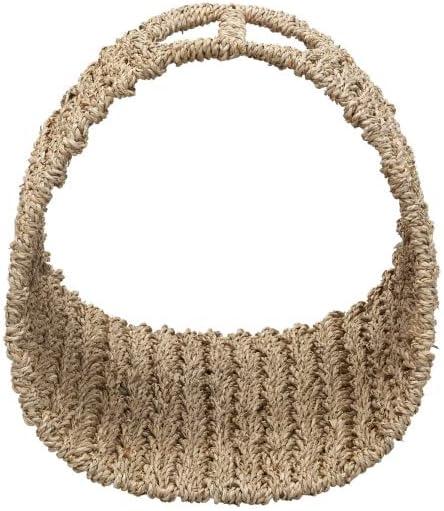 Household Essentials Oval Magazine Rack Seagrass