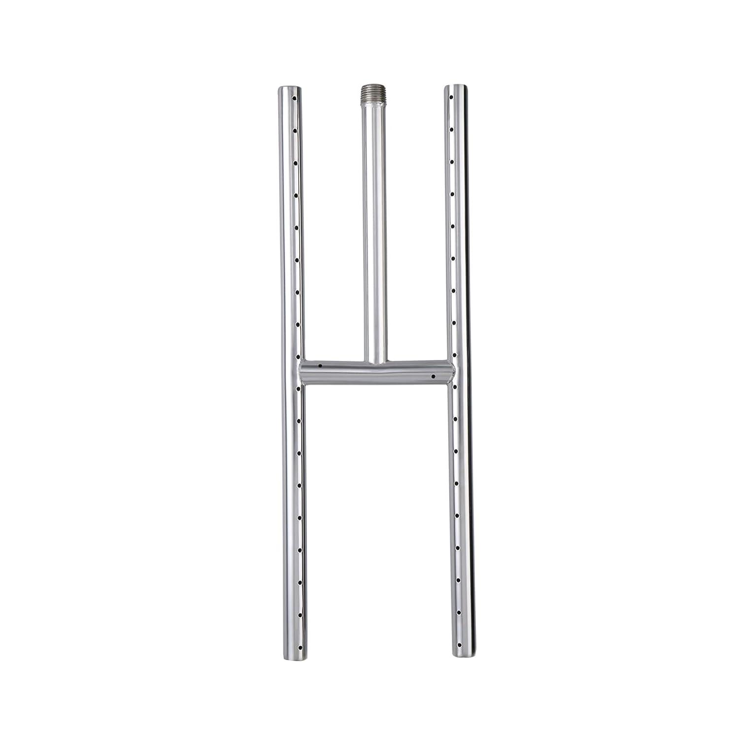 VEVOR 17.95'' x 6.02'' Rectangle Stainless Steel Fire Pit Accessory