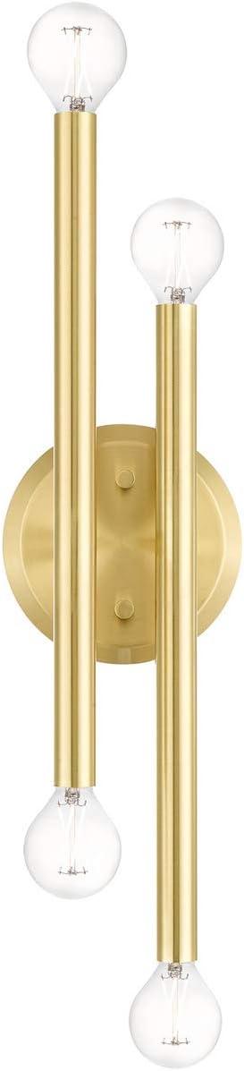 Livex Lighting - Soho - 4 Light ADA Wall Sconce In Modern Style-17 Inches Tall