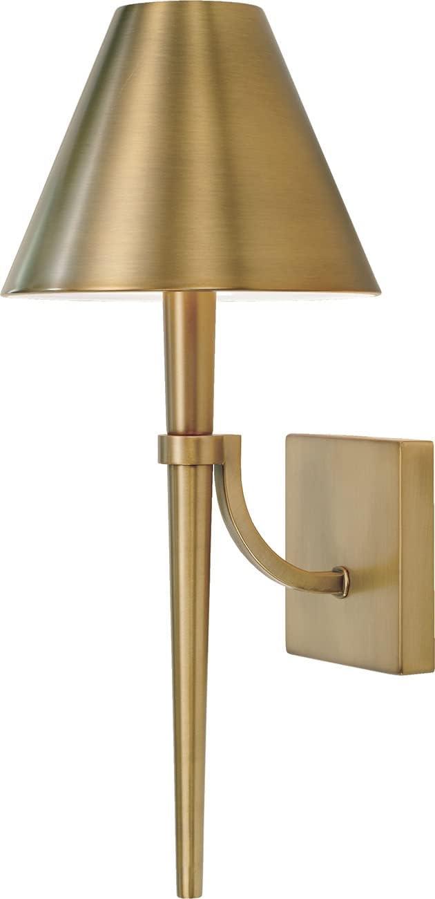 1 Light Wall Sconce In Transitional Style-18.75 Inches Tall And 8 Inches Wide-Aged Brass Finish Capital Lighting 645911Ad