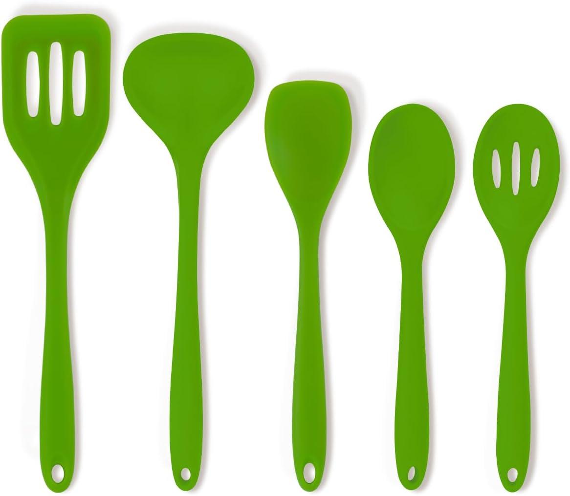 Chef Smart 5 Piece Multi-function Silicone Kitchenware Set Lime