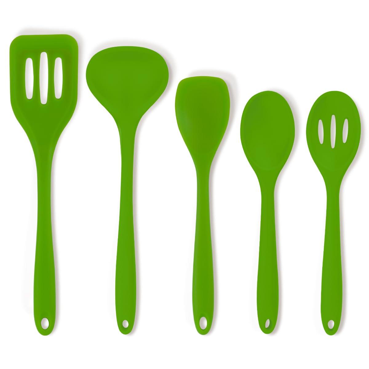 Chef Smart 5 Piece Multi-function Silicone Kitchenware Set Lime