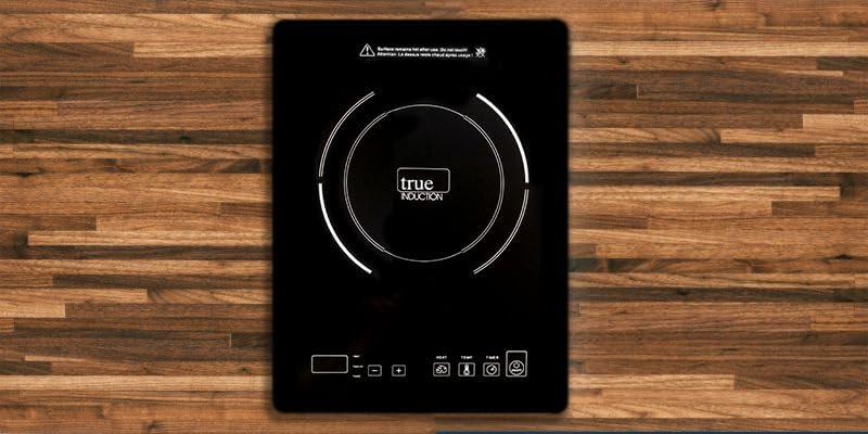 True Induction TI-1B Built-In UL858 Certified, 12-inch Single Induction Cooktop 1750W Glass-Ceramic Top