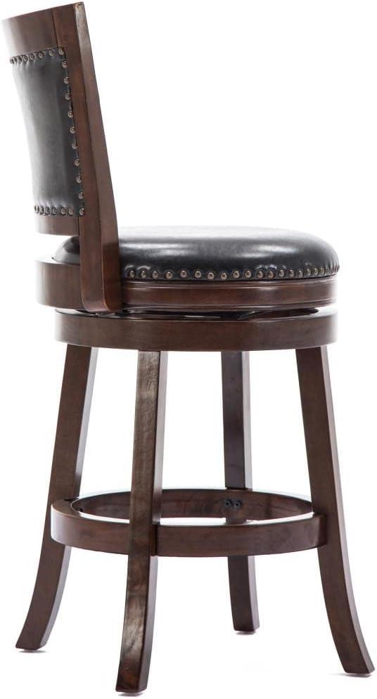 24" Bristol Swivel Counter Height Barstool - Boraam