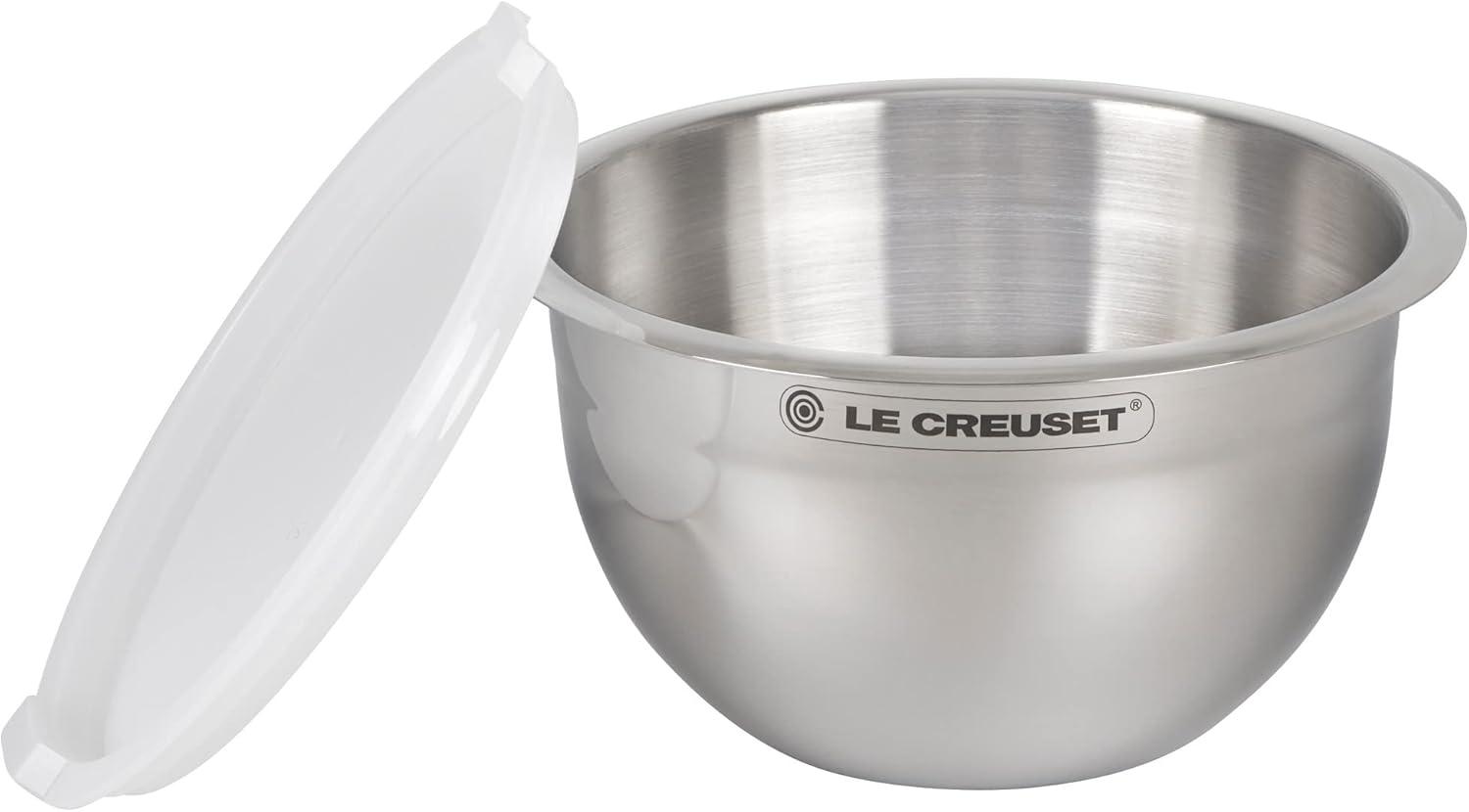 Le Creuset Set of 3 Stainless Steel Mixing Bowls