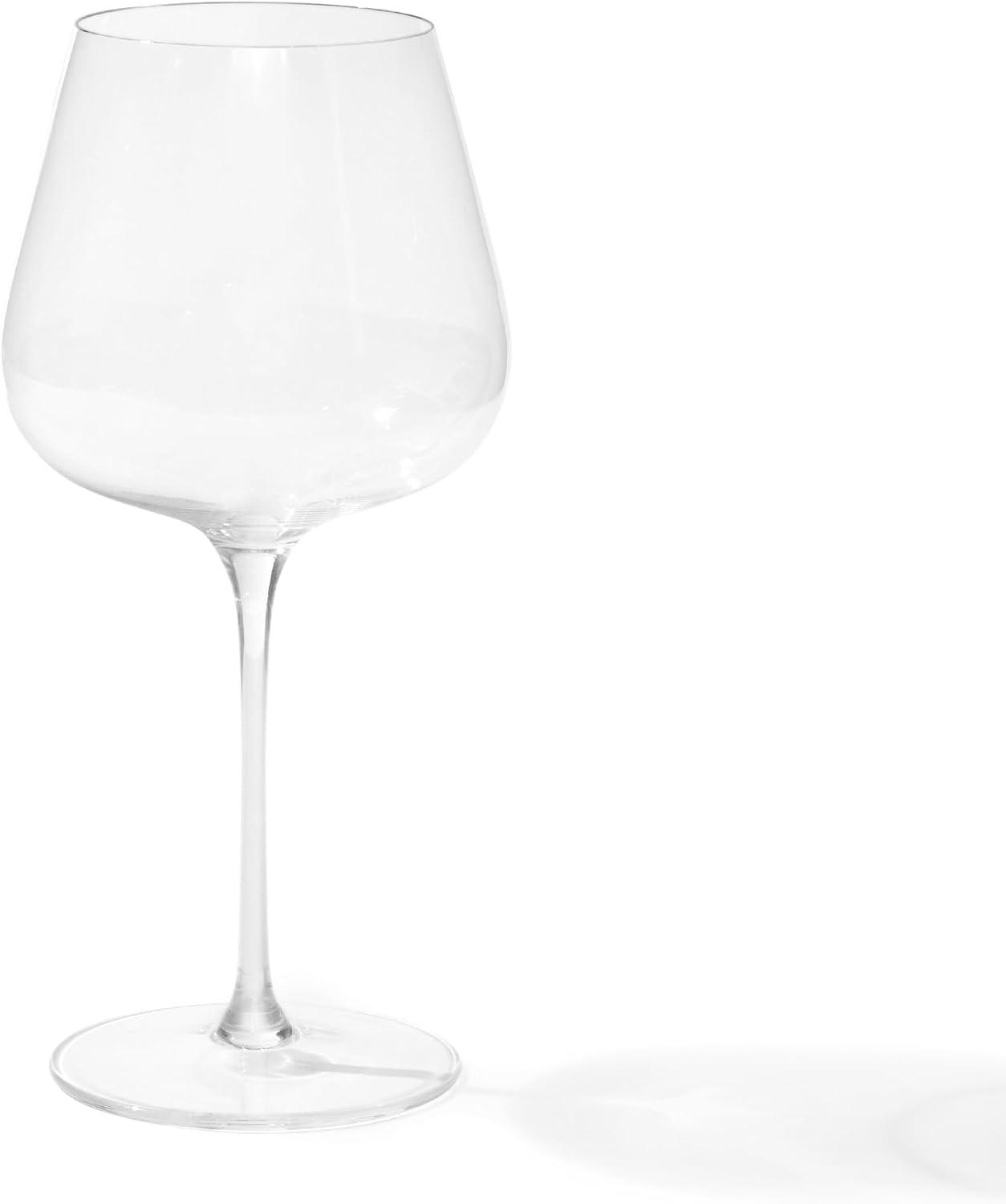 Clear Crystal 25 oz Red Wine Glasses Set of 2