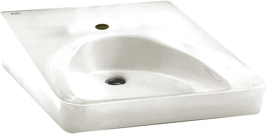 American Standard Wheelchair 20'' Vitreous China Rectangular Bathroom Sink with Overflow