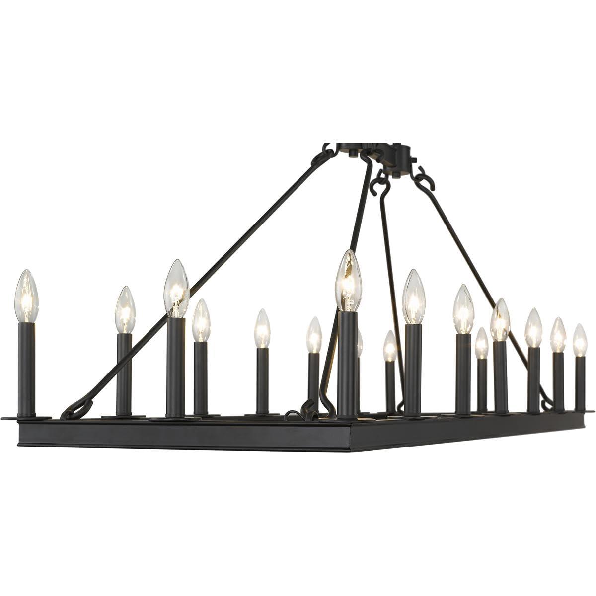 Z-Lite Barclay 16 - Light Chandelier in  Matte Black