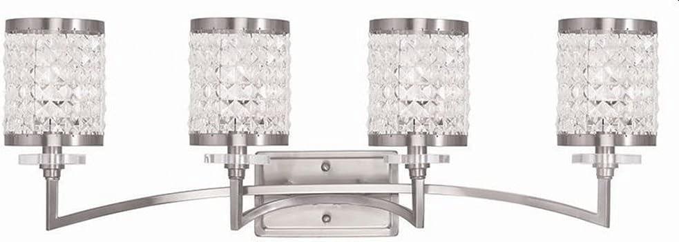 Livex Lighting Grammercy 4 - Light Vanity in  Brushed Nickel