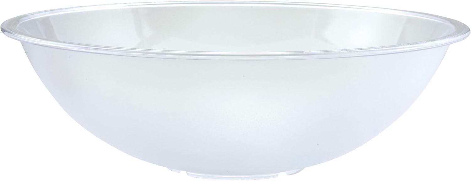 Clear Polycarbonate Round Serving Bowl, 15.75-Inch Diameter