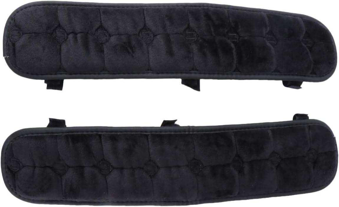 Black Memory Foam Office Chair Armrest Cushions