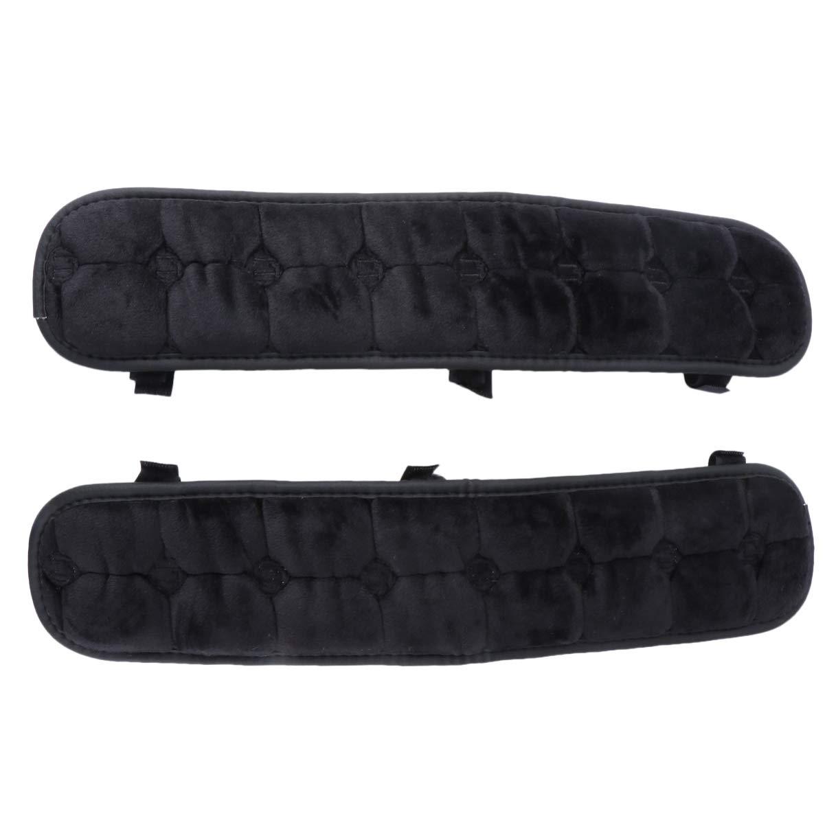 Black Memory Foam Office Chair Armrest Cushions