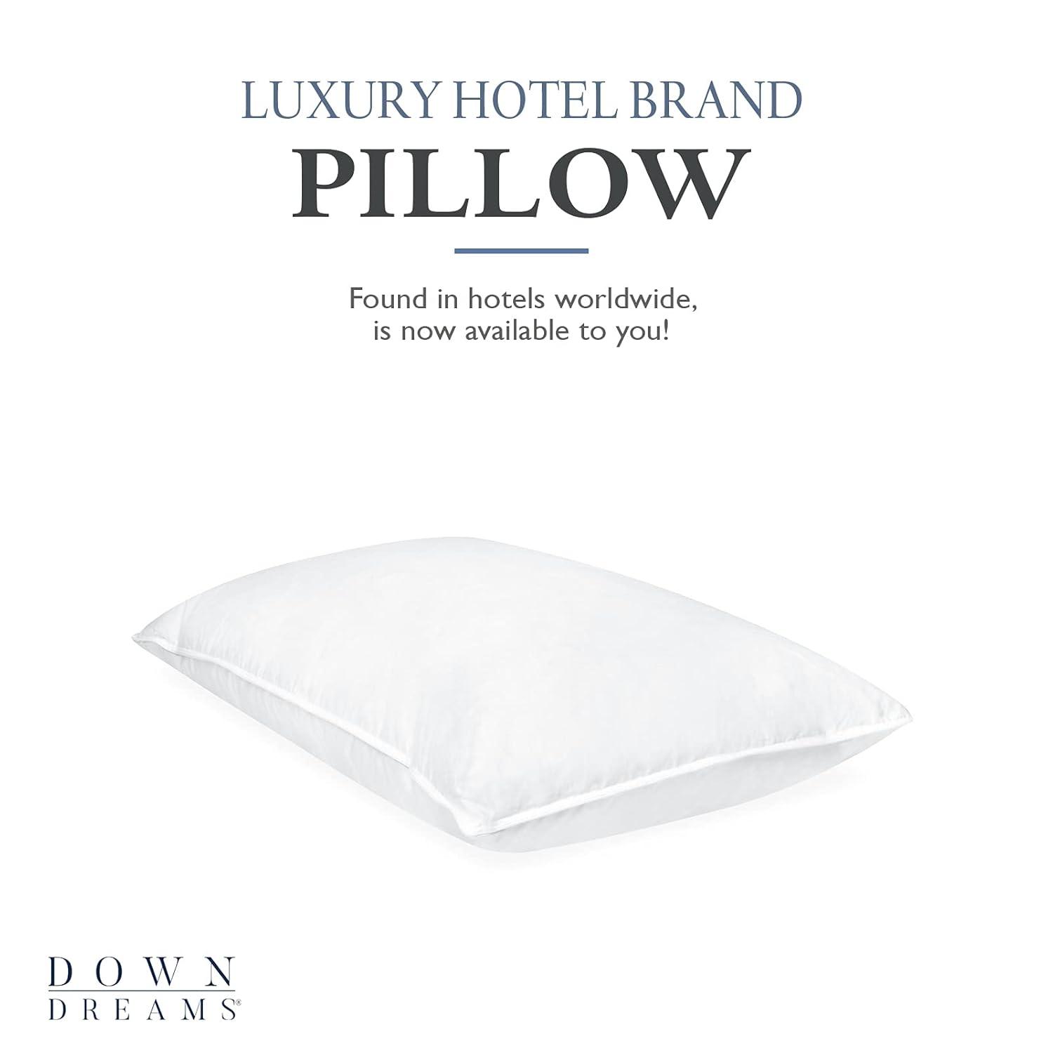 Down Dreams Manchester Mills Classic Pillows - Queen/Medium Support, 2-Pack