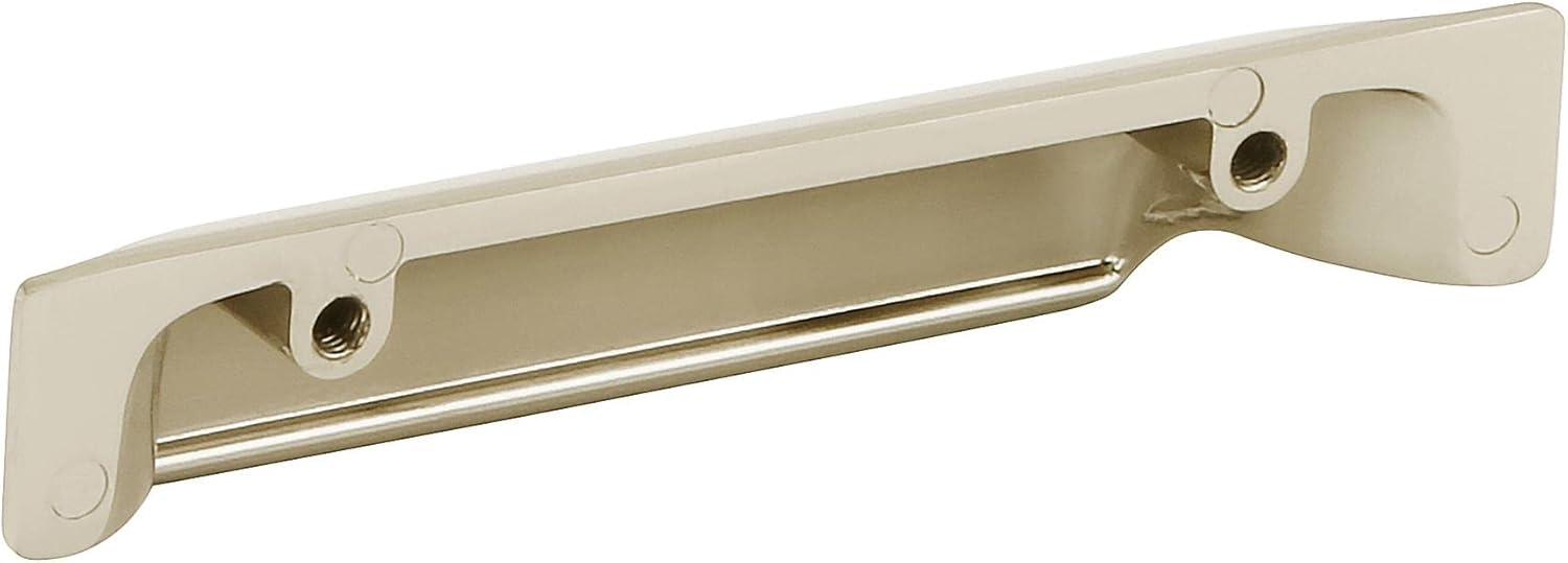 Gold Polished Cup Pull with Mounting Hardware