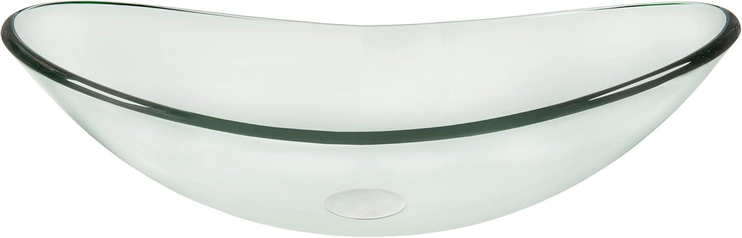 Novatto Glass Oval Bathroom Sink