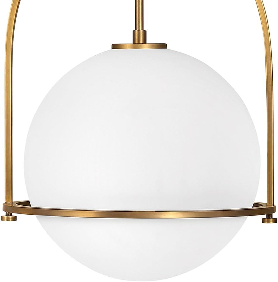 Arie Single Light Glass Dimmable Pendant