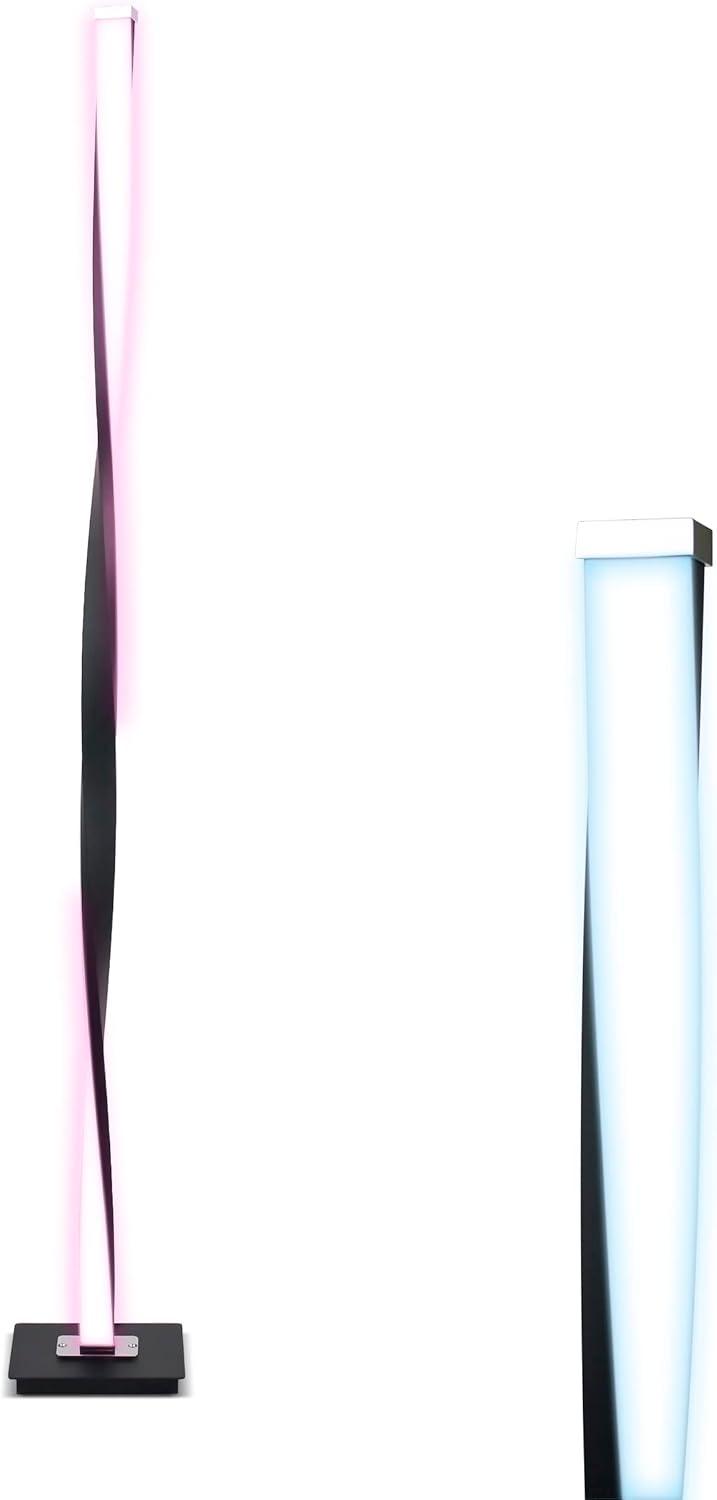 Brightech Helix 48 in. Industrial LED Energy Efficient Floor Lamp