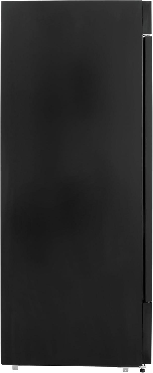 Kratos 54" Black Aluminum Glass Door Merchandiser Refrigerator