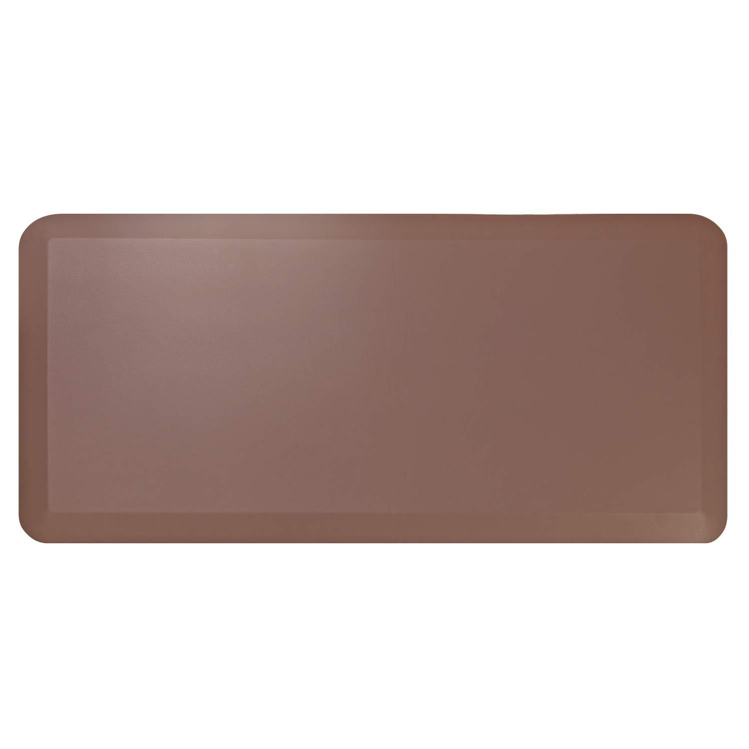 Cook N Home Anti Fatigue Floor Mat - 3/4 Inch Thick Perfect Kitchen Mats for Floor, Standing Desk Mat - Comfort at Home, Office, Garage -Durable - Stain Resistant - Non-Slip Bottom (39 x 20", Brown)