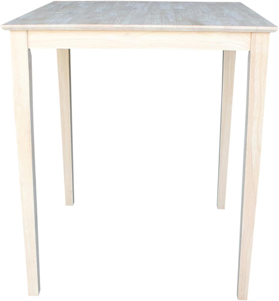 Solid Wood Top Table, Shaker Legs