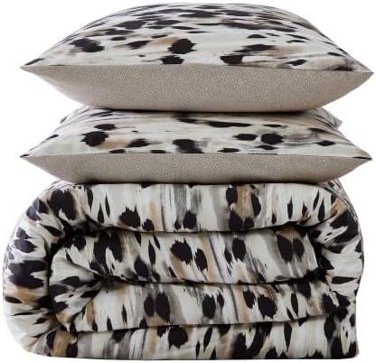 Kenneth Cole Abstract Leopard 3-Pc Duvet Set