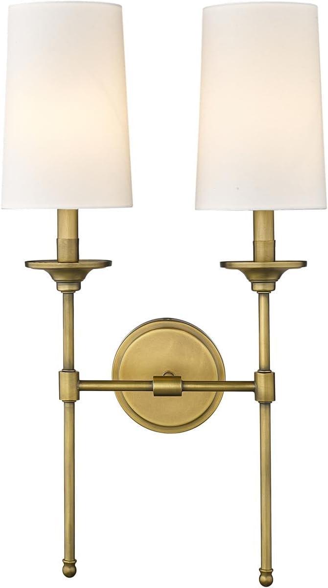 Z-Lite Emily 2 - Light Wall Light in  Rubbed Brass