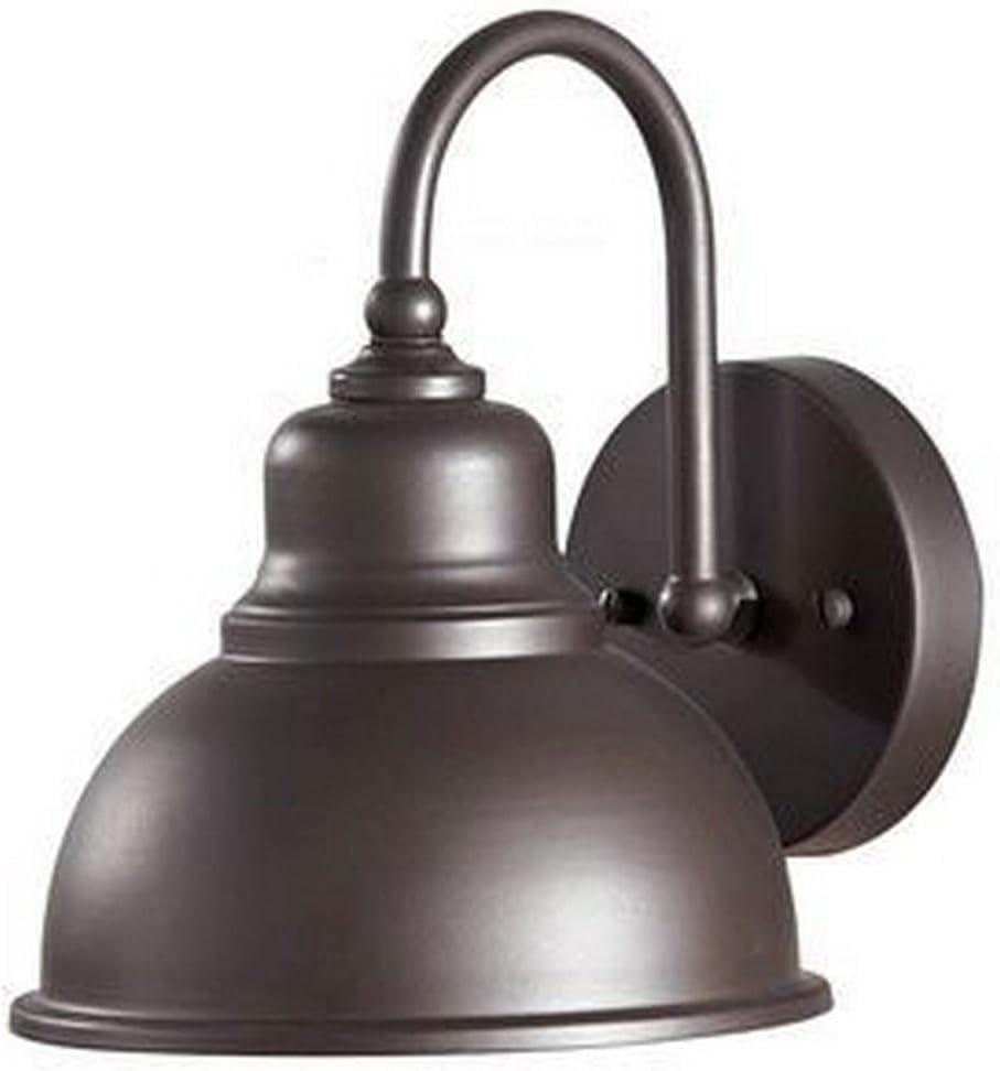 Oil Rubbed Bronze Outdoor Wall Sconce with Dome Shade