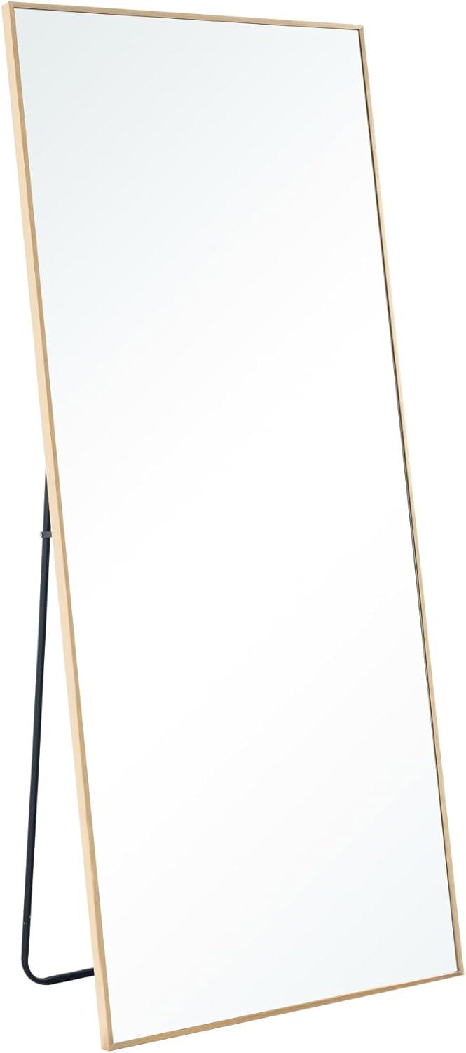 Maisie 71" Gold Aluminum Full-Length Mirror