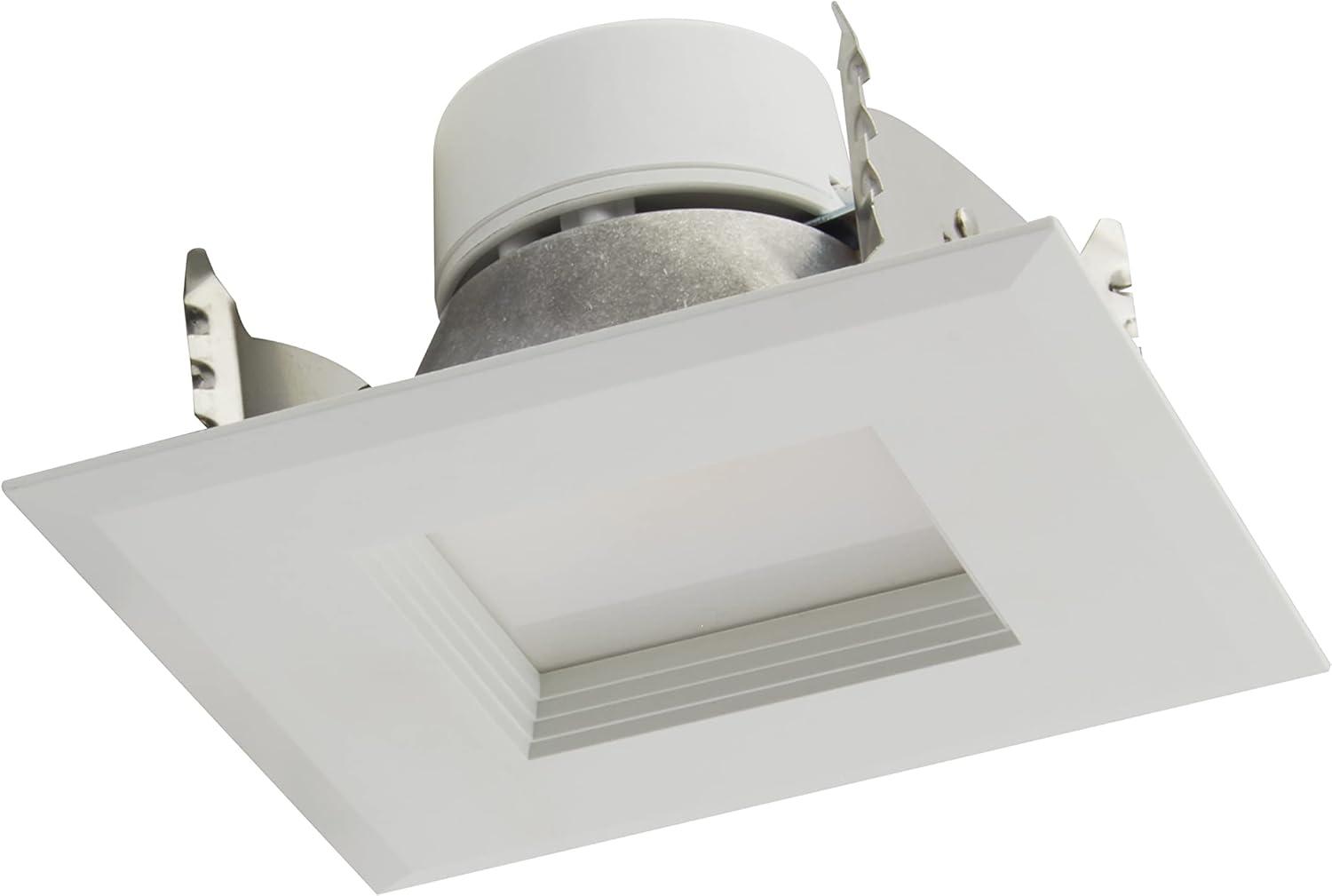 Modern Square White Aluminum 4-inch LED Downlight