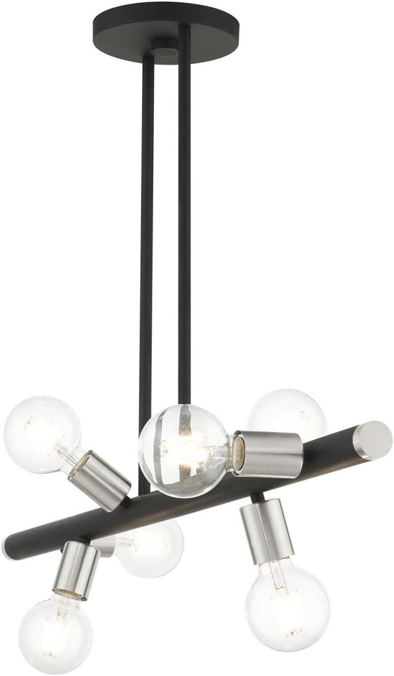 Livex Lighting - Bannister - 6 Light Linear Chandelier in Mid Century Modern