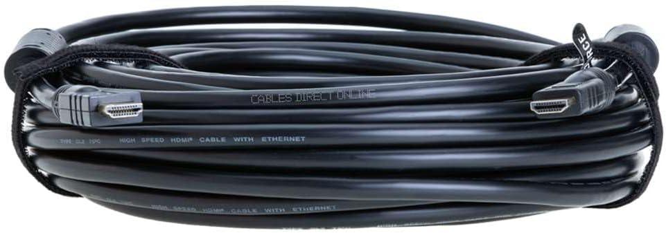 75FT HDMI Cable High-Speed 4K HDR 18Gbps Ethernet Audio Return Channel Gold-Plated 2.0 60Hz UHD ARC Universal Compatible with HDTV Projector, Gaming Console Laptop Home Theater (75FT, Black)