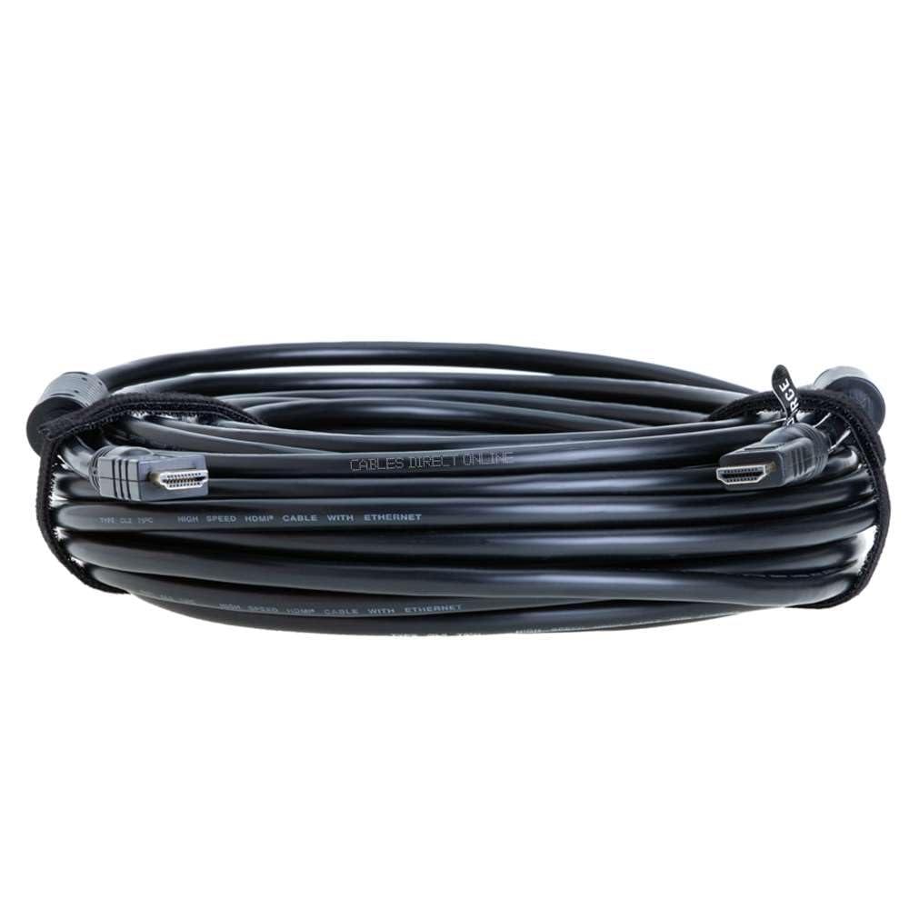 75FT HDMI Cable High-Speed 4K HDR 18Gbps Ethernet Audio Return Channel Gold-Plated 2.0 60Hz UHD ARC Universal Compatible with HDTV Projector, Gaming Console Laptop Home Theater (75FT, Black)