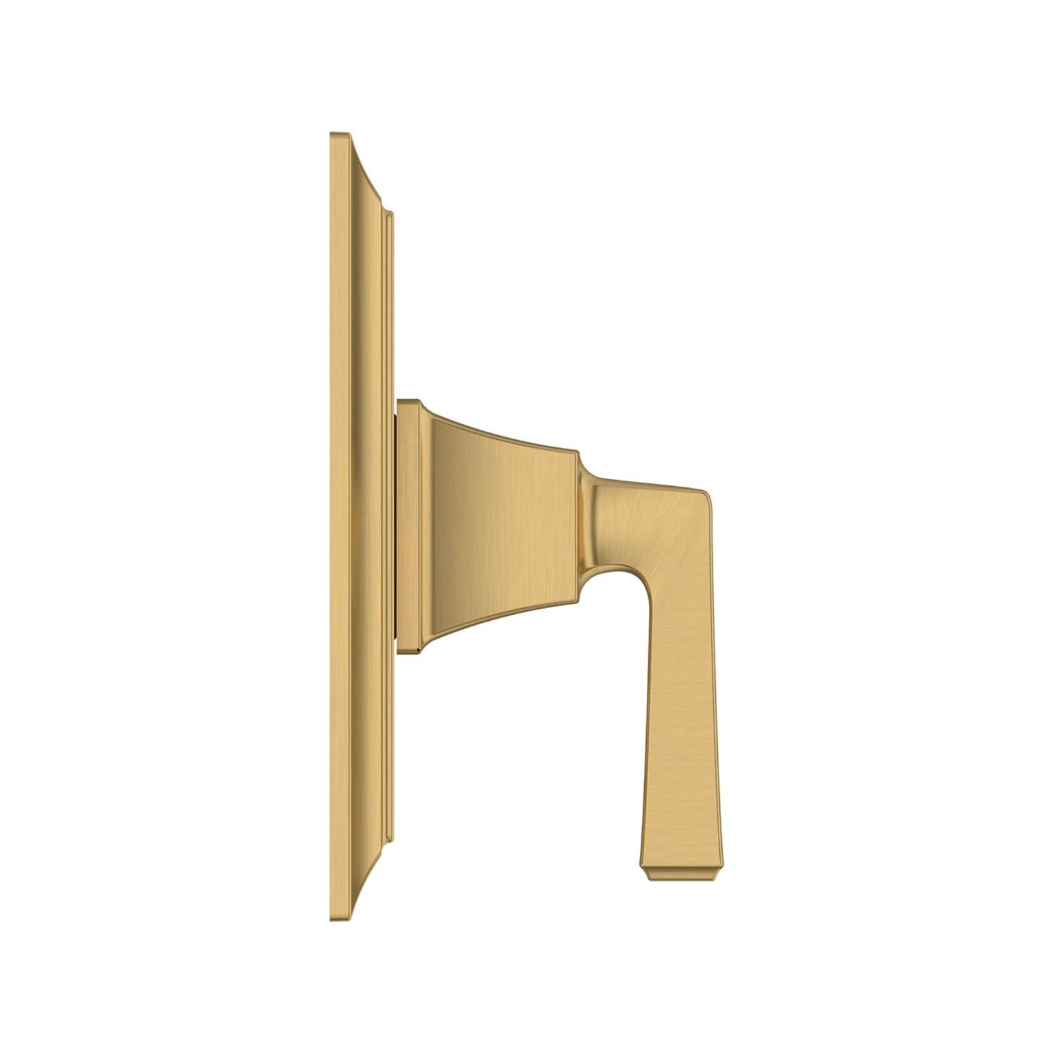 Town Square S 1-Handle Valve Trim Kit for Flash Rough-in Valves in Brushed Cool Sunrise (Valve Not Included)