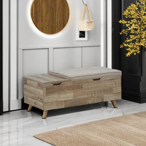 Loon Peak® Kadira Flip Top Storage Bench & Reviews | Wayfair