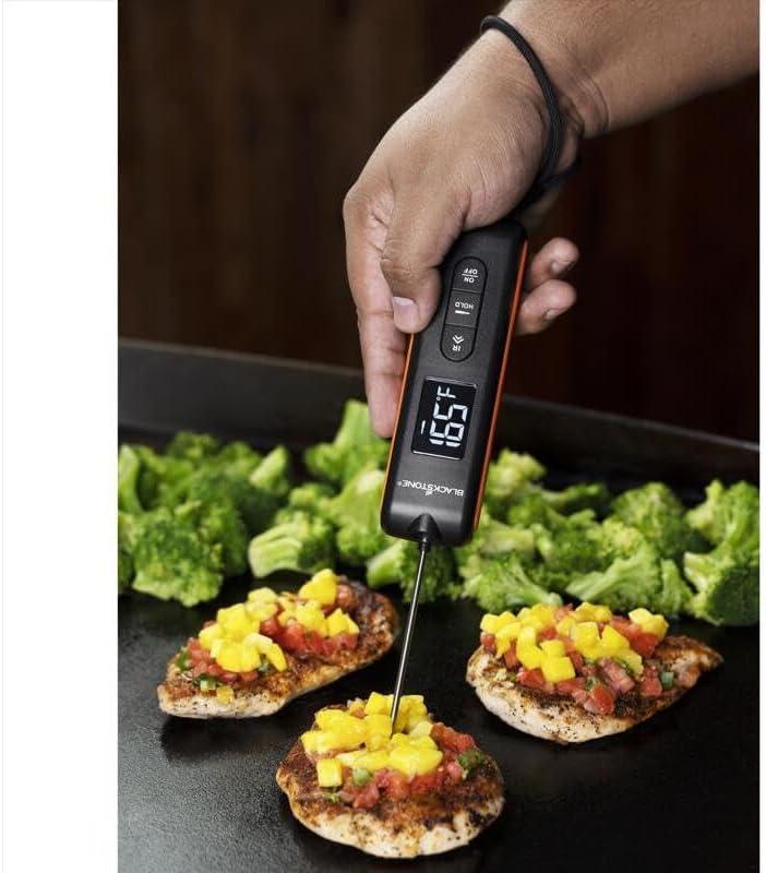 Blackstone Infrared Thermometer with LCD Display and Steel Probe Attachment
