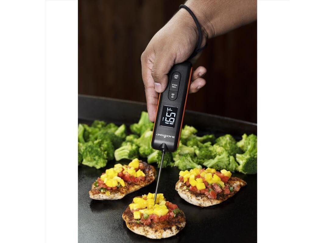 Blackstone Infrared Thermometer with LCD Display and Steel Probe Attachment
