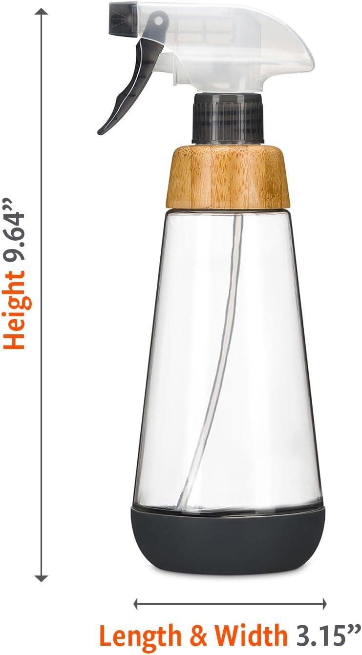 Full Circle Home Bottle Service Refillable Glass Spray Bottle Grey 16 oz - 1 ct