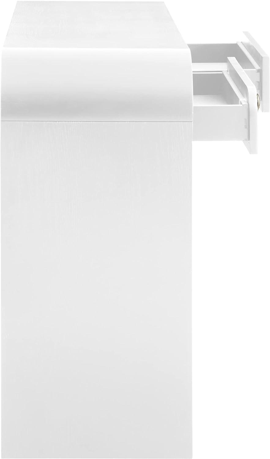 Meridian Furniture Artisto White Console Table